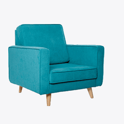 Modern Blue Armchair